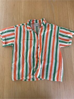 Bobo Choses Striped Shirt | Ecru